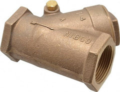 NIBCO - 1-1/4" Bronze Check Valve - Y-Pattern, FNPT x FNPT, 300 WOG - A1 Tooling