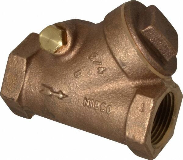 NIBCO - 3/4" Bronze Check Valve - Y-Pattern, FNPT x FNPT, 300 WOG - A1 Tooling