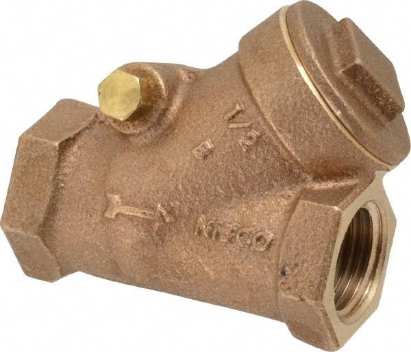 NIBCO - 1/2" Bronze Check Valve - Y-Pattern, FNPT x FNPT, 300 WOG - A1 Tooling