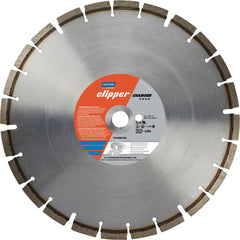 Wet & Dry Cut Saw Blade: 18″ Dia, 1″ Arbor Hole, 0.125″ Kerf Width, 26 Teeth High Speed Steel Teeth, Use on Concrete, Standard Arbor