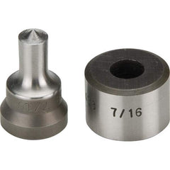 Enerpac - Hydraulic Punch Press Dies & Punches Type: Round Punch Diameter (mm): 11.10 - A1 Tooling