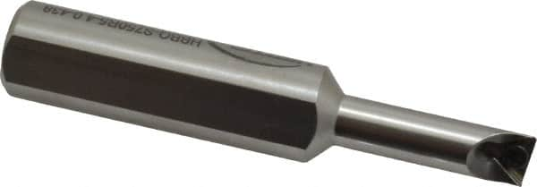 Hertel - 0.438" Min Bore Diam, 4" OAL, 3/4" Shank Diam, HBBQ Indexable Boring Bar - 1-1/2" Max Bore Depth, TPC.. Insert, Screw Holding Method - A1 Tooling