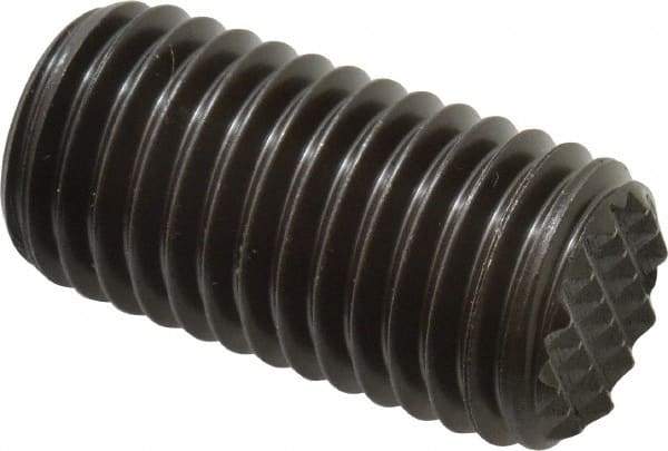 Fairlane - Serrated Tooth, 3/4-10, 5/16" Internal Hex, 1-1/2" Thread Length, Black Oxide Finish, Fully Threaded, Adjustable Positioning Gripper - Fine Tooth Grade - A1 Tooling