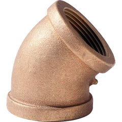 Merit Brass - Brass & Chrome Pipe Fittings Type: 45 Degree Elbow Fitting Size: 3/8 - A1 Tooling