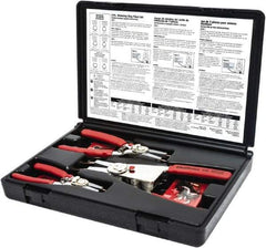 GearWrench - 6 Piece, 1/8 to 4" Bore, 1/8 to 4" Shaft, Convertible Retaining Ring Pliers Set - Comes in Blow Molded Case - A1 Tooling