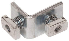 Cooper B-Line - Zinc Plated Carbon Steel 90° Preassembled Strut Fitting - 1/2" Bolt, 2 Holes, Used with Cooper B Line Channel & Strut (All Sizes Except B62 & B72) - A1 Tooling