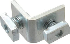 Cooper B-Line - Zinc Plated Carbon Steel 90° Preassembled Corner Strut Fitting - 1/2" Bolt, 2 Holes, Used with Cooper B Line Channel & Strut (All Sizes Except B62 & B72) - A1 Tooling