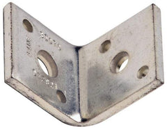 Cooper B-Line - 1/2 or 3/8" Rod, Zinc Plated Carbon Steel Reversible Angle Clip Reversible Angle Strut Clip - 500 Lb Capacity, 2 Holes, Used with Rod To Beam Or Wall Bracket - A1 Tooling