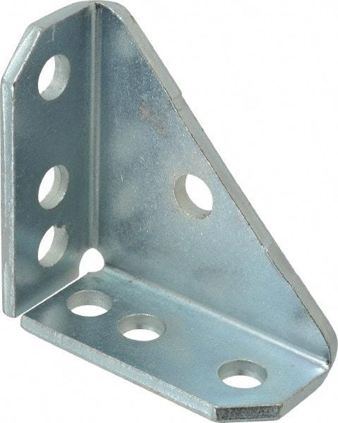 Cooper B-Line - Zinc Plated Carbon Steel 90° Gusset Strut Fitting - 7 Holes, Used with Cooper B Line Channel & Strut (All Sizes Except B62 & B72) - A1 Tooling