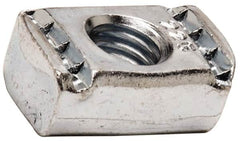 Cooper B-Line - 3/8" Rod, Zinc Plated Carbon Steel Channel Strut Nut with O Spring - 1100 Lb Capacity, 3/8" Bolt, 1 Hole, Used with Cooper B Line B11, B12, B22, B24, B26 & B32 Channel & Strut - A1 Tooling