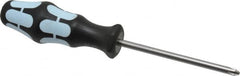 Wera - #2, 8-1/4" OAL, Standard Phillips Screwdriver - 4" Blade Length, Round Shank, Ergonomic Handle - A1 Tooling