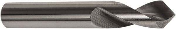 Precision Twist Drill - 3/16" Body Diam, 90°, 3" OAL, Solid Carbide Spotting Drill - A1 Tooling