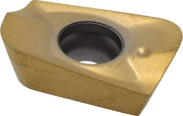 Seco - XOMX180631 M10 Grade F40M Carbide Milling Insert - TiAlN/TiN Finish, 1/4" Thick, 0.122" Corner Radius - A1 Tooling