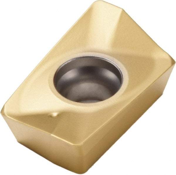 Seco - XOMX180624 M14 Grade F40M Carbide Milling Insert - TiAlN/TiN Finish, 1/4" Thick, 3/32" Corner Radius - A1 Tooling