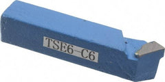 Interstate - 3/8 x 3/8" Shank, Square Shank Boring Single Point Tool Bit - TSE-6, Grade C6 - Exact Industrial Supply