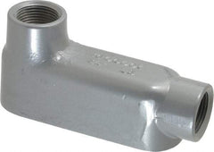 Thomas & Betts - LB Body, 3/4" Trade, IMC, Rigid Aluminum Conduit Body - Oval, 5-1/8" OAL, 7.3 cc Capacity, Gray - A1 Tooling