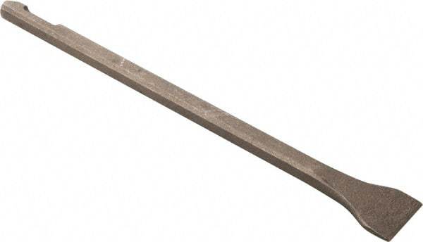 Ingersoll-Rand - 1" Head Width, 12" OAL, 1-1/8" Shank Diam, Scaling Chisel - CP Shank, Steel - A1 Tooling