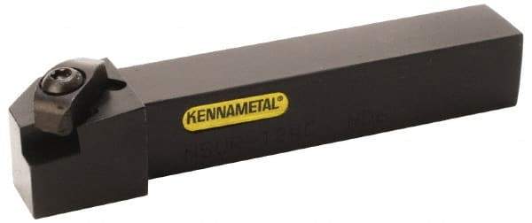 Kennametal - External Thread, Right Hand Cut, 1" Shank Width x 1" Shank Height Indexable Threading Toolholder - 6" OAL, NTU 4R Insert Compatibility, NSU Toolholder, Series Top Notch - A1 Tooling