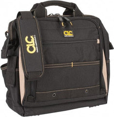 CLC - 33 Pocket Tan & Black Polyester Tool Bag - 13" Wide x 7" Deep x 13" High - A1 Tooling