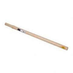 Made in USA - 30" Long Replacement Handle for Sledge Hammers - 1-1/4" Eye Length x 1" Eye Width, Hickory, 6 to 8 Lb Capacity, Material Grade Type A - A1 Tooling