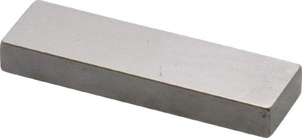 Mitutoyo - 0.149" Rectangular Steel Gage Block - Accuracy Grade 0, Includes Certificate of Inspection - A1 Tooling