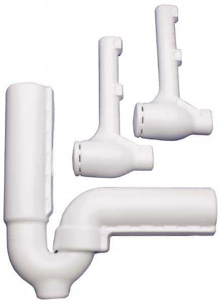 Federal Process - 1-1/2 Inch Pipe, Protect-a-trap Offset Cover Only - White, PVC - A1 Tooling