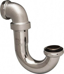 Federal Process - 1-1/4 Outside Diameter, 20 Gauge, Adjustable Sink Traps - Chrome Coated, Brass - A1 Tooling