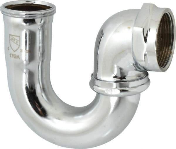 Federal Process - 1-1/2 Outside Diameter, 17 Gauge, Adjustable Sink Traps - Chrome Coated, Brass - A1 Tooling