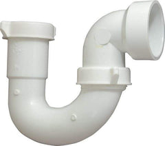 Federal Process - 1-1/2 Outside Diameter, Sink trap with Solvent Weld Outlet - White, PVC - A1 Tooling