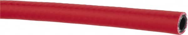 PRO-SOURCE - 1/4" ID x 15/32" OD CTL Multipurpose Air Hose - 300 Working psi, 23 to 150°F, Red - A1 Tooling