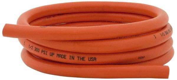 Made in USA - 1/2" ID x 7/8" OD CTL Multipurpose Air Hose - 200 Working psi, -40 to 180°F, Red - A1 Tooling