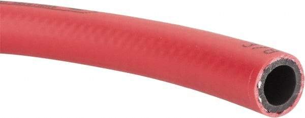 PRO-SOURCE - 3/8" ID x 19/32" OD CTL Multipurpose Air Hose - 300 Working psi, 23 to 150°F, Red - A1 Tooling