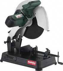 Metabo - 14" Blade Diam, 1" Arbor Hole, Miter Chop Chop & Cutoff Saw - 4,100 RPM, 110 Volts - A1 Tooling