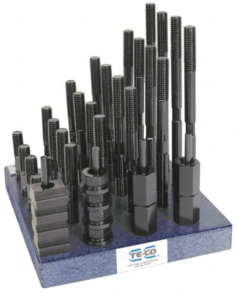 TE-CO - T-Nut & Stud Kits Stud Thread Sizes: M10x1.5 T-Slot Size (mm): 12.00 - A1 Tooling