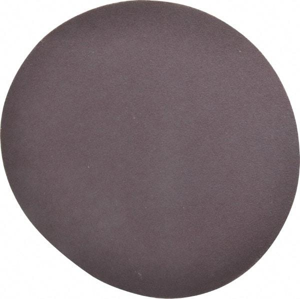 Norton - 6" Diam, 120 Grit Aluminum Oxide Adhesive PSA Disc - Fine Grade, Brown, X Weighted Backing, Flexible - A1 Tooling