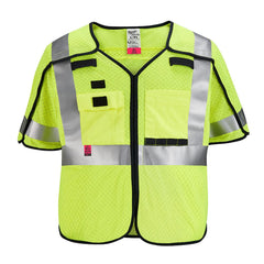 High Visibility Vests; Size: Small/Medium; Color: Yellow; Closure Type: Hook & Loop; ANSI Class: 3