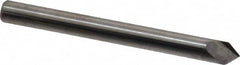 Accupro - 3/16" Diam 2 Flute Single End Solid Carbide Chamfer Mill - A1 Tooling