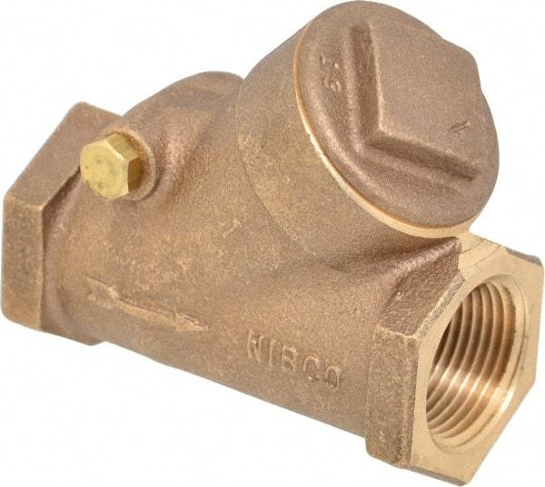 NIBCO - 1" Bronze Check Valve - Y-Pattern, FNPT x FNPT, 400 WOG - A1 Tooling