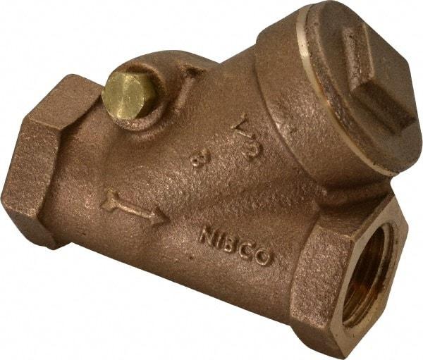 NIBCO - 1/2" Bronze Check Valve - Y-Pattern, FNPT x FNPT, 400 WOG - A1 Tooling