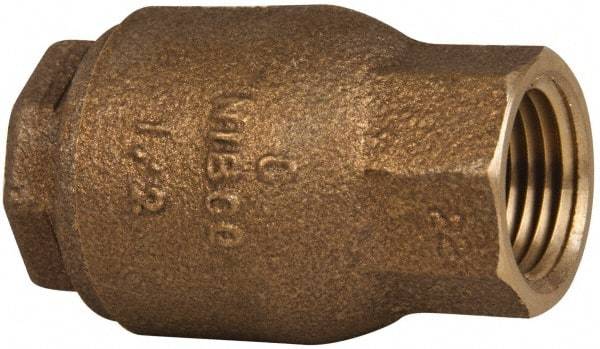 NIBCO - 1/2" Bronze Check Valve - Inline, FNPT x FNPT, 250 WOG - A1 Tooling