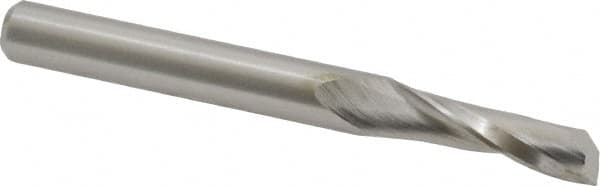 Onsrud - 5/16" Cutting Diam x 1" Length of Cut, 1 Flute, Upcut Spiral Router Bit - Uncoated, Right Hand Cut, High Speed Steel, 3" OAL x 5/16" Shank Diam, Single Edge, 19 to 32° Helix Angle - A1 Tooling