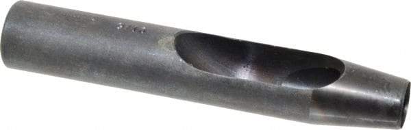 Made in USA - 3/8" Hollow Punch - 4" OAL, Steel - A1 Tooling