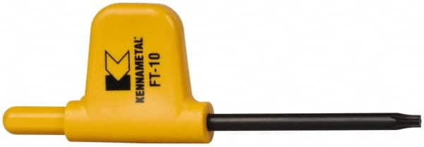 Kennametal - T10 Torx Drive, Flag Handle Driver for Indexable Tools - A1 Tooling