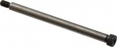 Value Collection - 5/16" Shoulder Diam x 4" Shoulder Length, 1/4-20 UNC, Hex Socket Shoulder Screw - 4140 Alloy Steel, Uncoated, 7/32" Head Height x 7/16" Head Diam - A1 Tooling