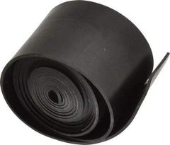 Made in USA - 1/16" Thick x 2" Wide x 60" Long, Neoprene Rubber Strip - Stock Length, 40 Shore A Durometer, 1,000 to 1,200 psi Tensile Strength, -40 to 212°F, Black - A1 Tooling