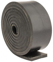 Made in USA - 1/4" Thick x 2" Wide x 60" Long, Neoprene Rubber Strip - Stock Length, 40 Shore A Durometer, 1,000 to 1,200 psi Tensile Strength, -40 to 212°F, Black - A1 Tooling