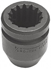 Proto - #5 Spline Drive, 1-13/16" Socket, Impact Socket - 6 Points, 3-7/16" OAL - A1 Tooling