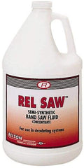 Relton - Rel Saw, 1 Gal Bottle Sawing Fluid - Semisynthetic, For Cleaning - A1 Tooling