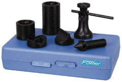 Fowler - 7 Piece, 2-1/4 to 3-3/8" High, 1,000 Lb Capacity Screw Jack Set - 2-1/4 to 3-3/8" Measuring Range - A1 Tooling