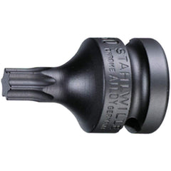 Impact Hex & Torx Bit Sockets; Drive Size: 1/2 in; Hex Size (Inch): 1/2 in; Torx Size: T30; Bit Length (Decimal Inch): 0.6600; Overall Length: 1.57; Overall Length (Inch): 1.57 in; Material: Steel; Finish: Gunmetal; Insulated: No; Non-sparking: No; Tether